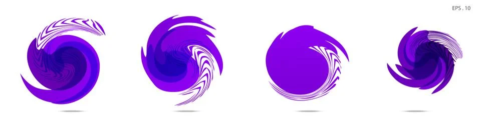 Vector vortex with a white background Illustrazione stock