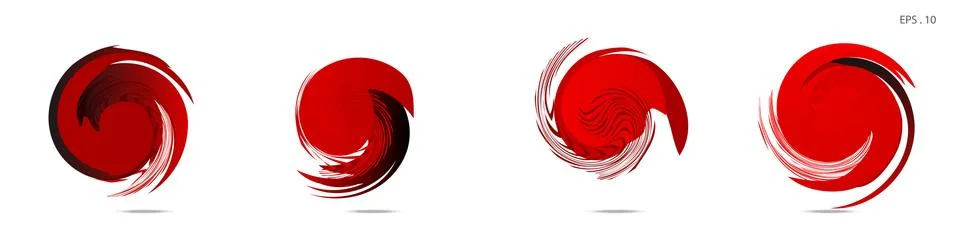 Vector vortex with a white background Stockillustratie