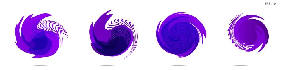 Vector vortex with a white background Illustrazione stock