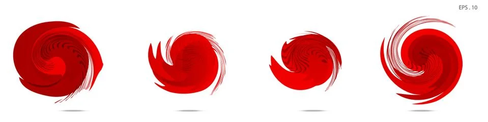 Vector vortex with a white background Stock Illustration