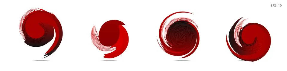 Vector vortex with a white background イラスト素材