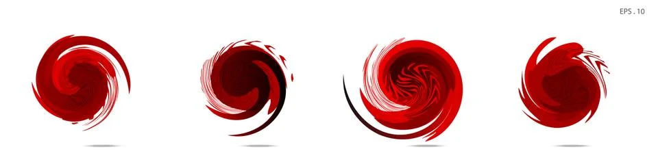 Vector vortex with a white background Illustrazione stock