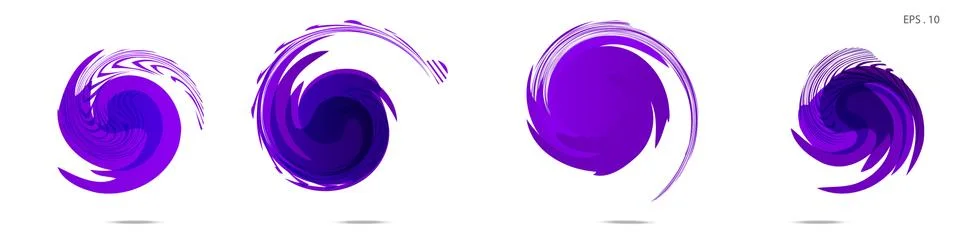 Vector vortex with a white background 스톡 일러스트