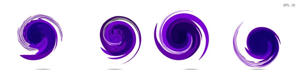 Vector vortex with a white background 库存插图