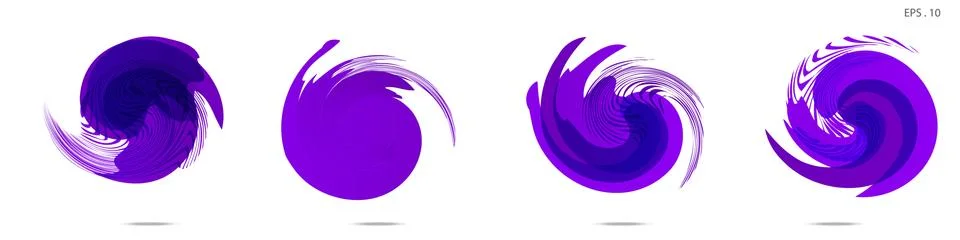 Vector vortex with a white background 스톡 일러스트