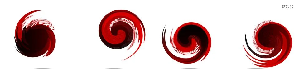 Vector vortex with a white background Illustrazione stock