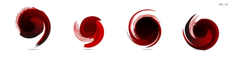 Vector vortex with a white background 库存插图