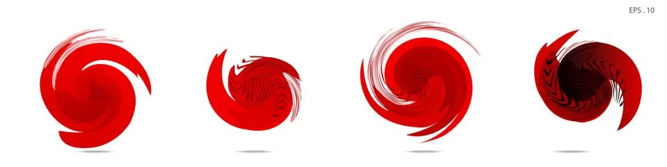 Vector vortex with a white background 스톡 일러스트