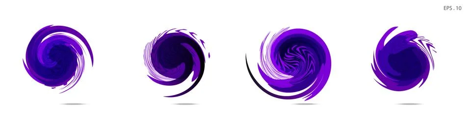Vector vortex with a white background Illustrazione stock