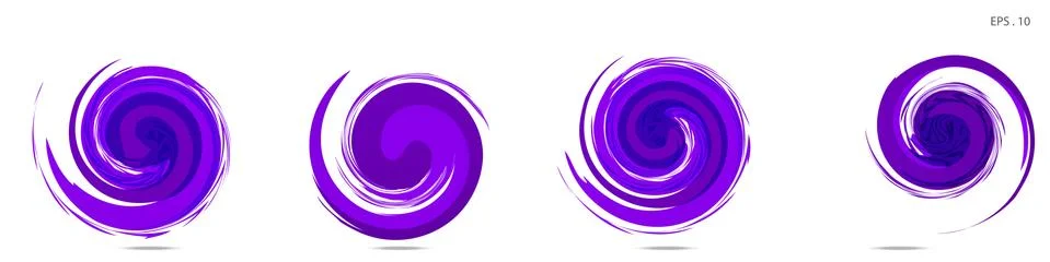Vector vortex with a white background 스톡 일러스트