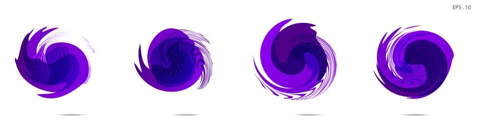 Vector vortex with a white background Illustrazione stock