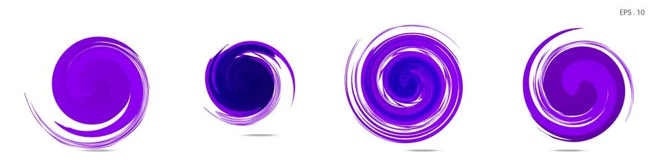 Vector vortex with a white background Illustrazione stock