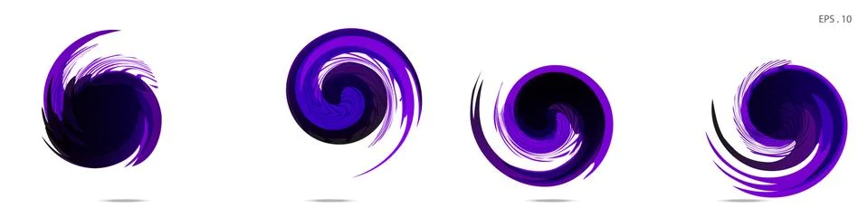Vector vortex with a white background Illustrazione stock