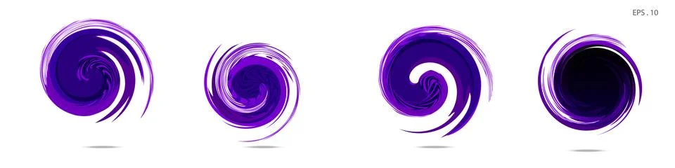 Vector vortex with a white background 스톡 일러스트