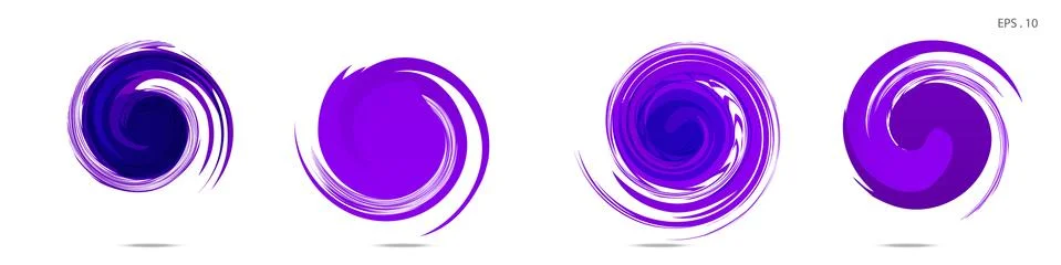 Vector vortex with a white background Illustrazione stock