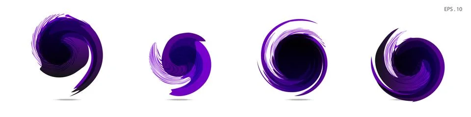 Vector vortex with a white background Illustrazione stock