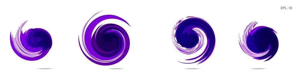 Vector vortex with a white background 스톡 일러스트