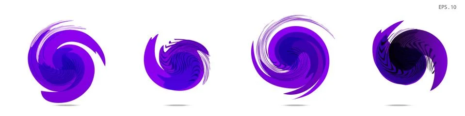 Vector vortex with a white background 스톡 일러스트