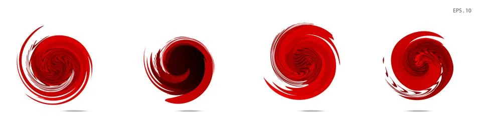 Vector vortex with a white background Illustrazione stock