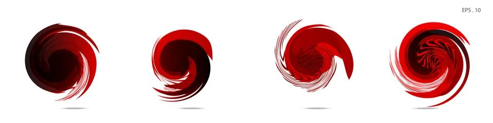 Vector vortex with a white background 스톡 일러스트