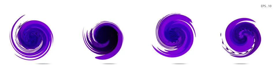 Vector vortex with a white background 스톡 일러스트