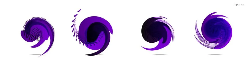 Vector vortex with a white background イラスト素材