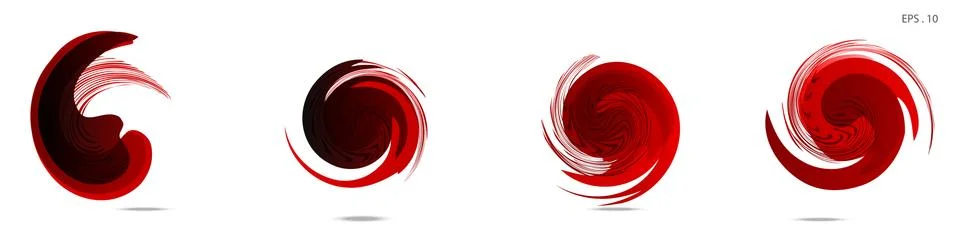 Vector vortex with a white background Illustrazione stock