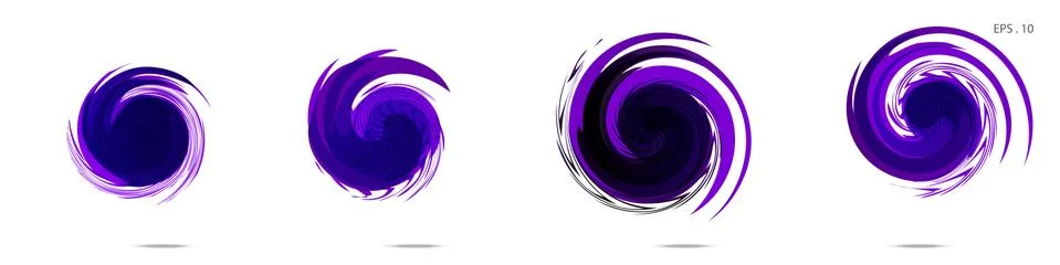 Vector vortex with a white background Illustrazione stock