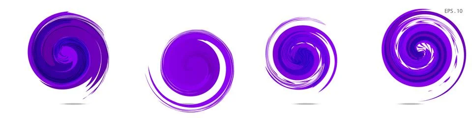 Vector vortex with a white background Illustrazione stock