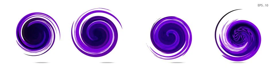 Vector vortex with a white background Stock Illustration