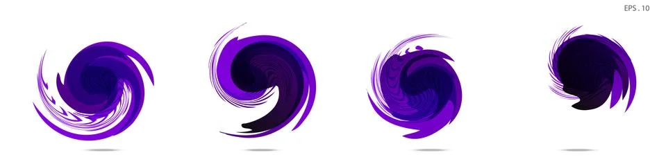 Vector vortex with a white background Stockillustratie
