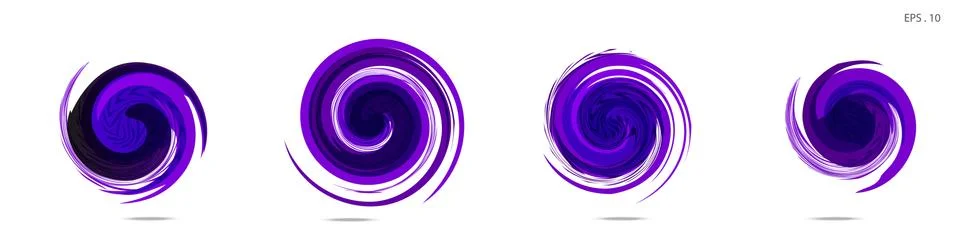 Vector vortex with a white background 스톡 일러스트