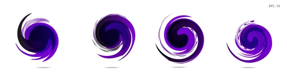 Vector vortex with a white background 스톡 일러스트