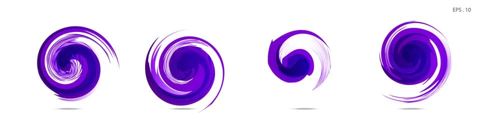 Vector vortex with a white background Stock Illustration