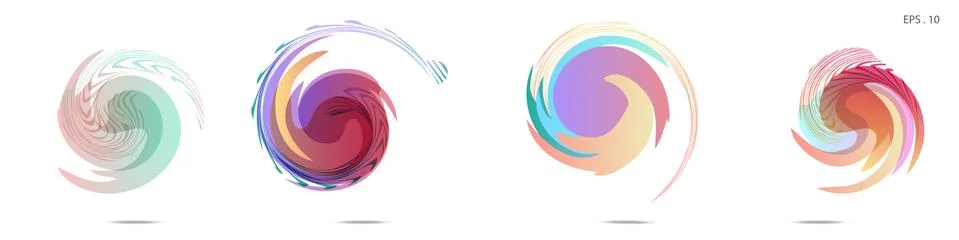 Vector vortex with a white background イラスト素材