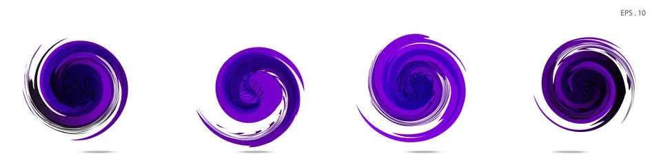 Vector vortex with a white background Illustrazione stock
