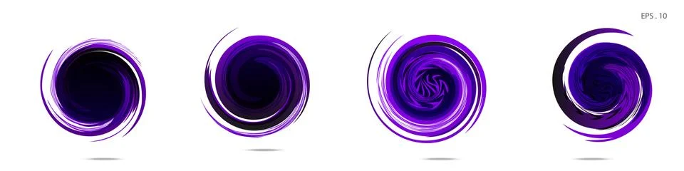 Vector vortex with a white background Stock Illustration