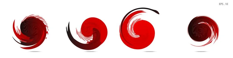 Vector vortex with a white background 스톡 일러스트