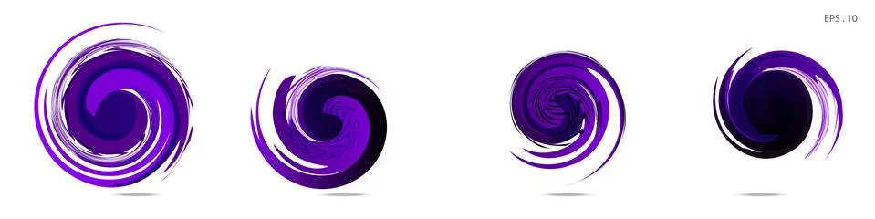 Vector vortex with a white background 스톡 일러스트