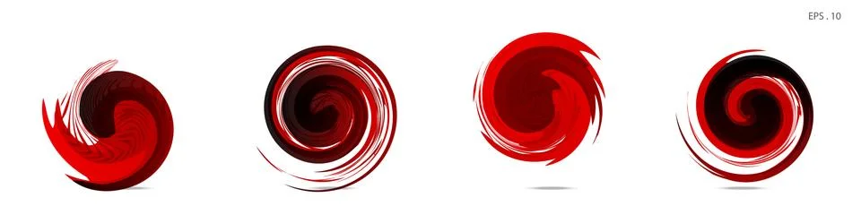 Vector vortex with a white background Illustrazione stock