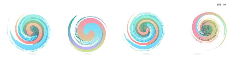 Vector vortex with a white background イラスト素材