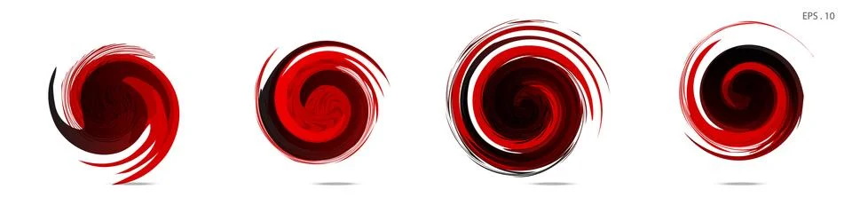 Vector vortex with a white background Illustrazione stock