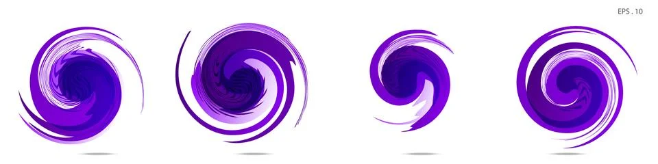 Vector vortex with a white background Illustrazione stock