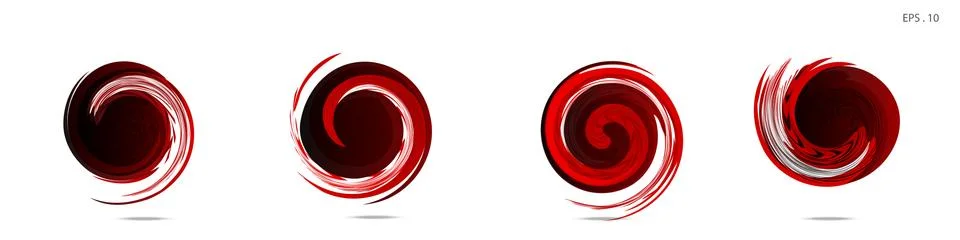 Vector vortex with a white background 库存插图