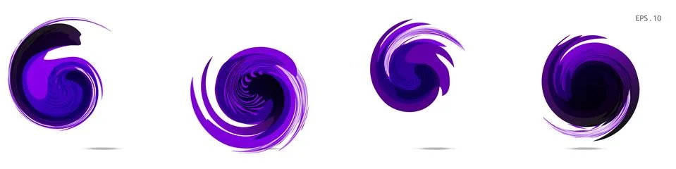 Vector vortex with a white background 스톡 일러스트