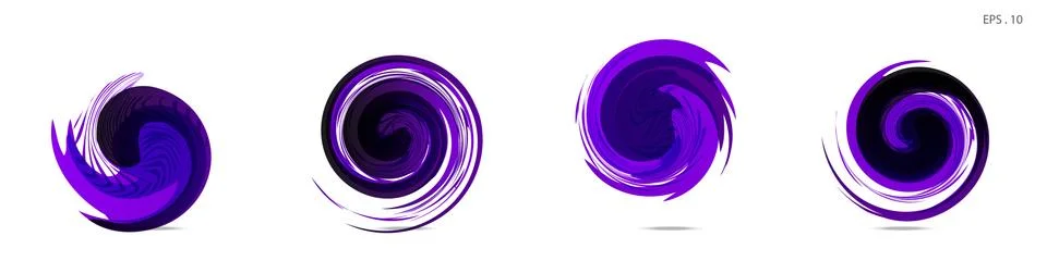 Vector vortex with a white background Illustrazione stock