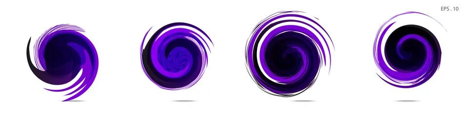 Vector vortex with a white background 스톡 일러스트