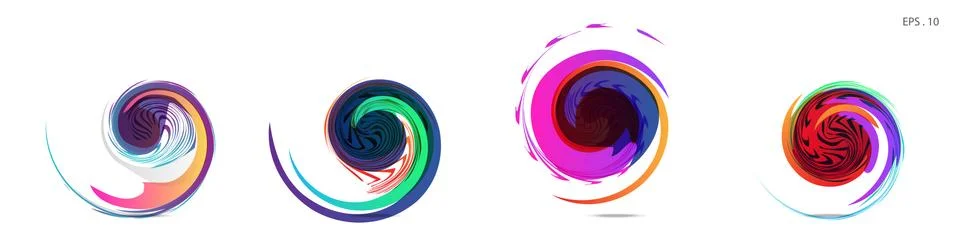 Vector vortex with a white background イラスト素材