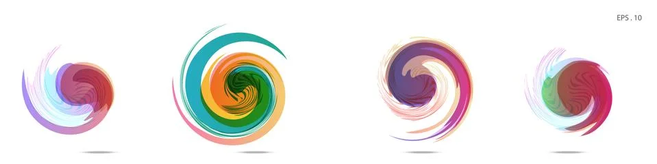 Vector vortex with a white background イラスト素材
