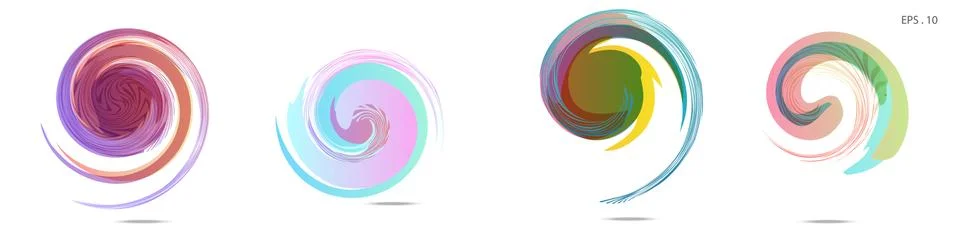 Vector vortex with a white background イラスト素材